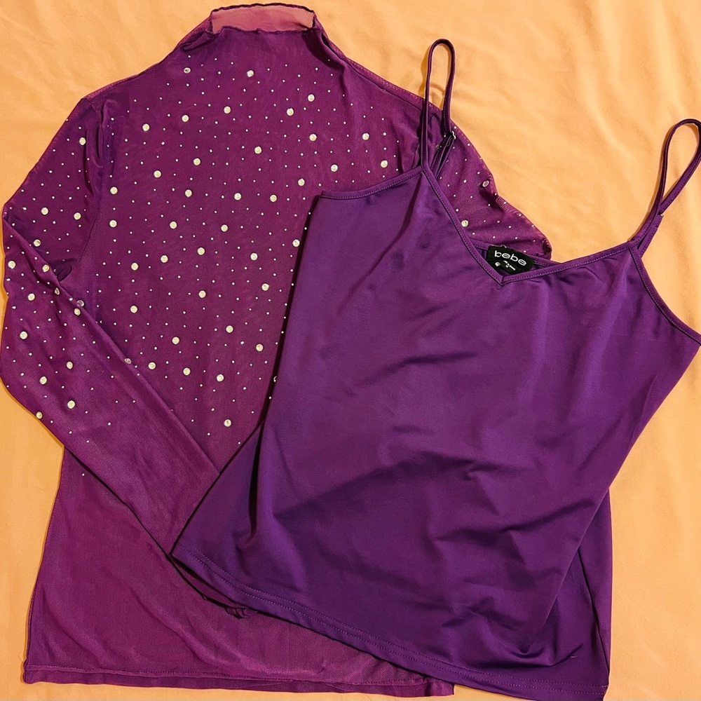 Purple top size medium.
